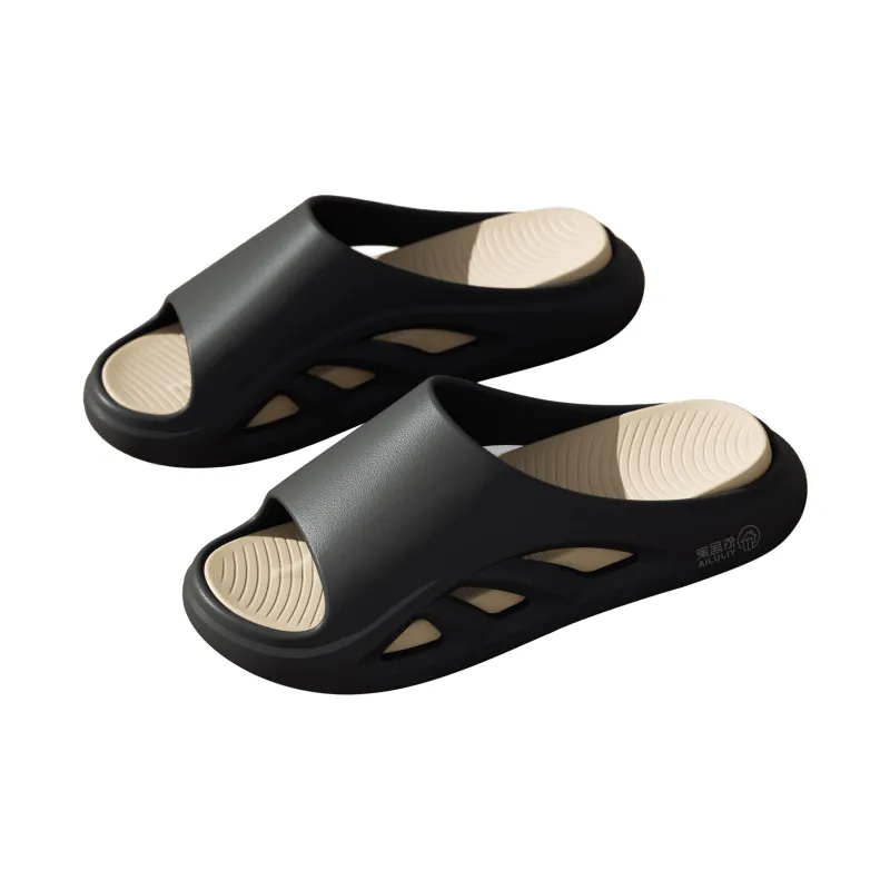 Stay At Home Double Layer Thickened Outdoor Beach Walking Slippers-3
