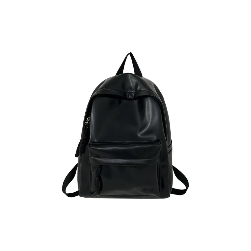 Yalu PU Backpack Unisex Pink/White/Black-14