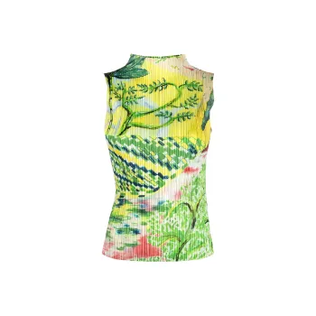 PLEATS PLEASE ISSEY MIYAKE Tank Tops Women's Green