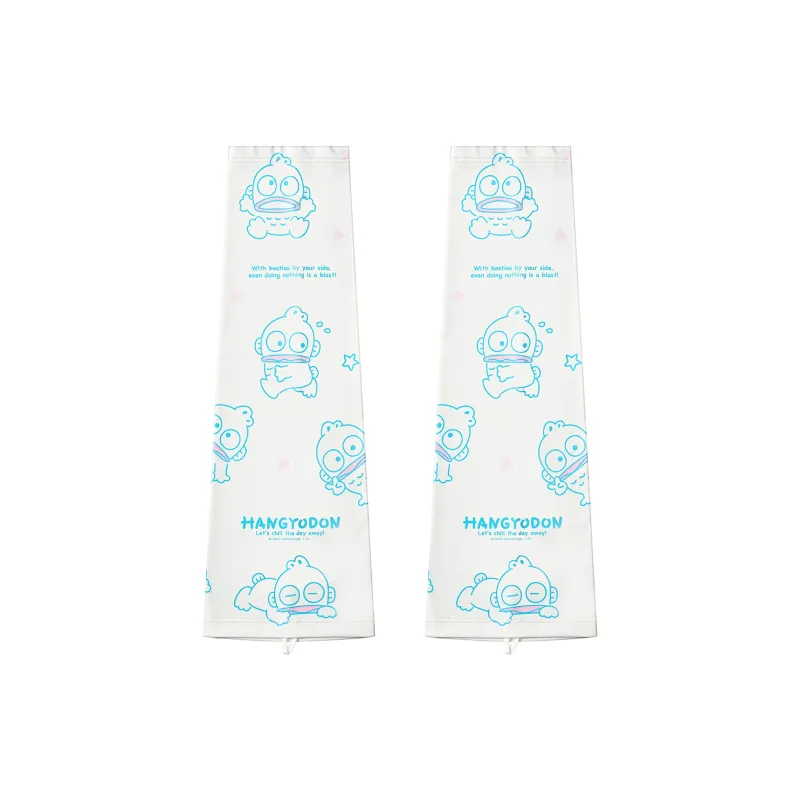 Sanrio Hangyodon Polyester Sun Protection Cooling Arm Sleeves Unisex-0