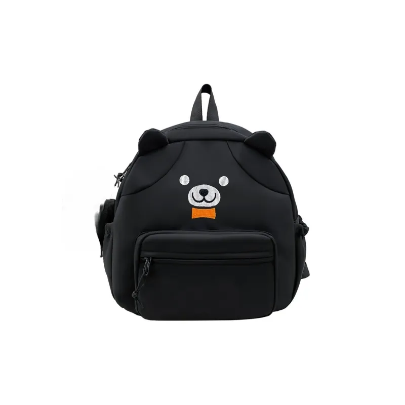 AIBAG Nylon Backpack Regular Unisex White/Black/Yellow-7