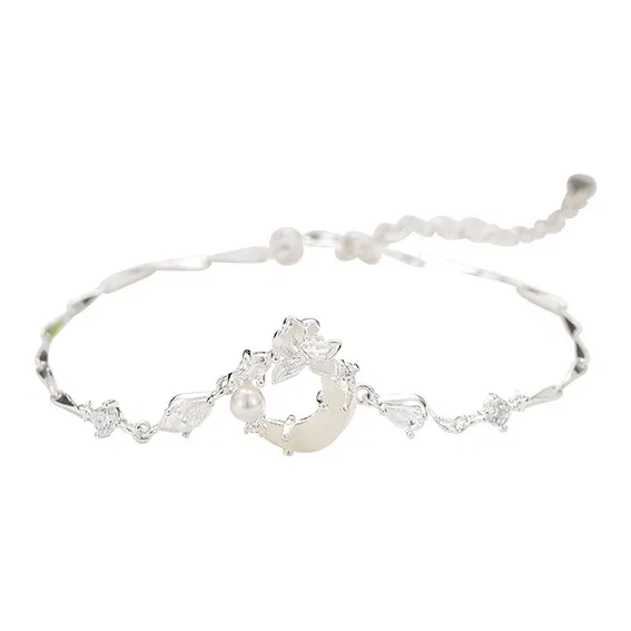 DAWO 925 Sterling Silver Bracelets Women's-0