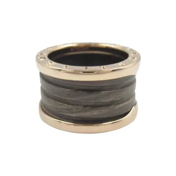 BVLGARI 2010s 18K Rose Gold B Zero One Ring