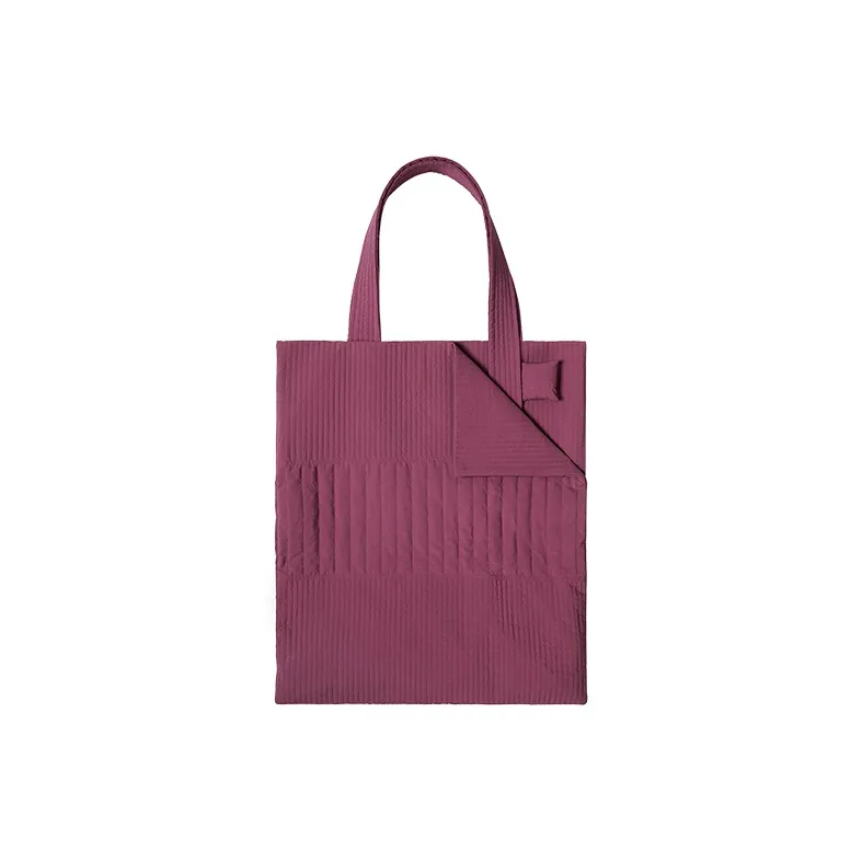 CLOUT CLOUD Nylon Tote Bag, Shopping Bag, Shoulder Bag Unisex Multicolor-5