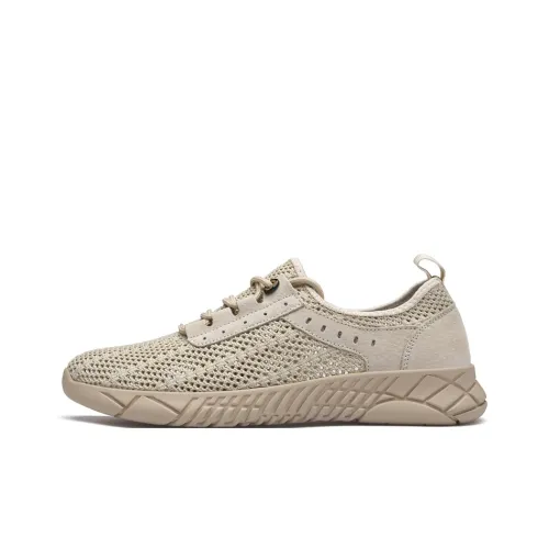 British Knights Breathable, Slip Resistant, And Abrasion Resistant Low Top Casual Shoes Men's Khaki
