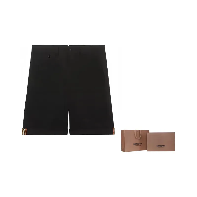 Burberry Casual Shorts Men's Black-8