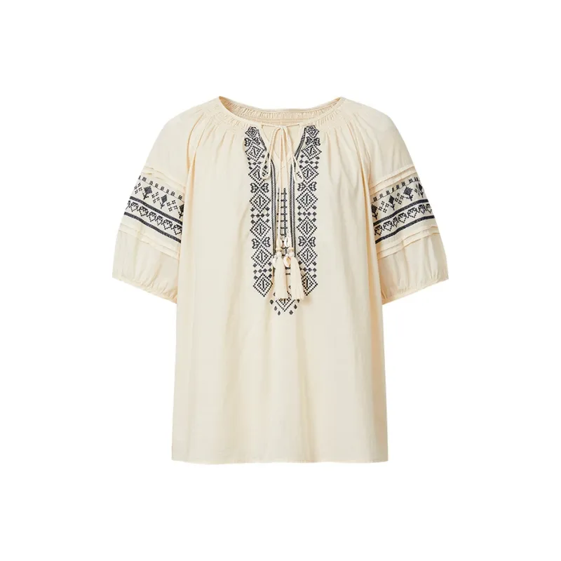 Hopeshow Shirts Women's Ecru 004-0