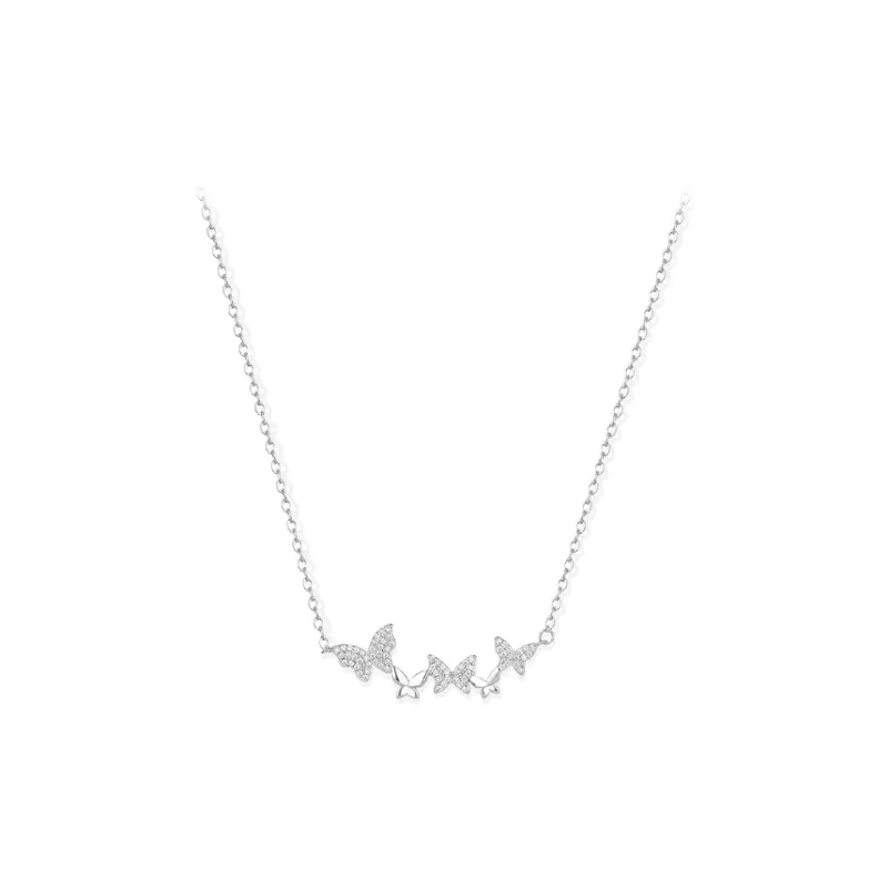 ETAHLOVE 999 Fine Silver Necklaces Women's-0