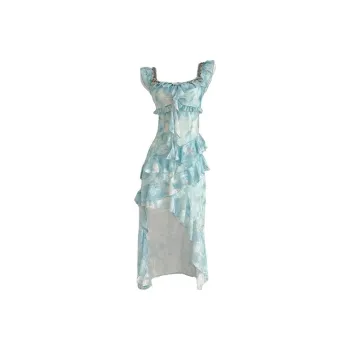 SISC Slip Dresses Women's Turquoise