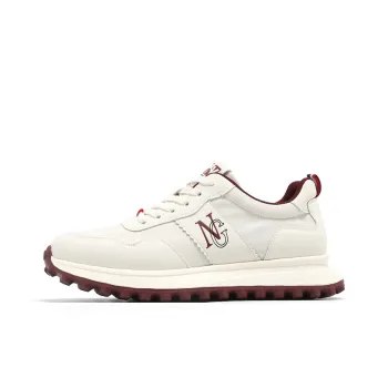 NAVIGARE Small Sailboat Breathable Height Increase Low Top Casual Shoes Men's White Red