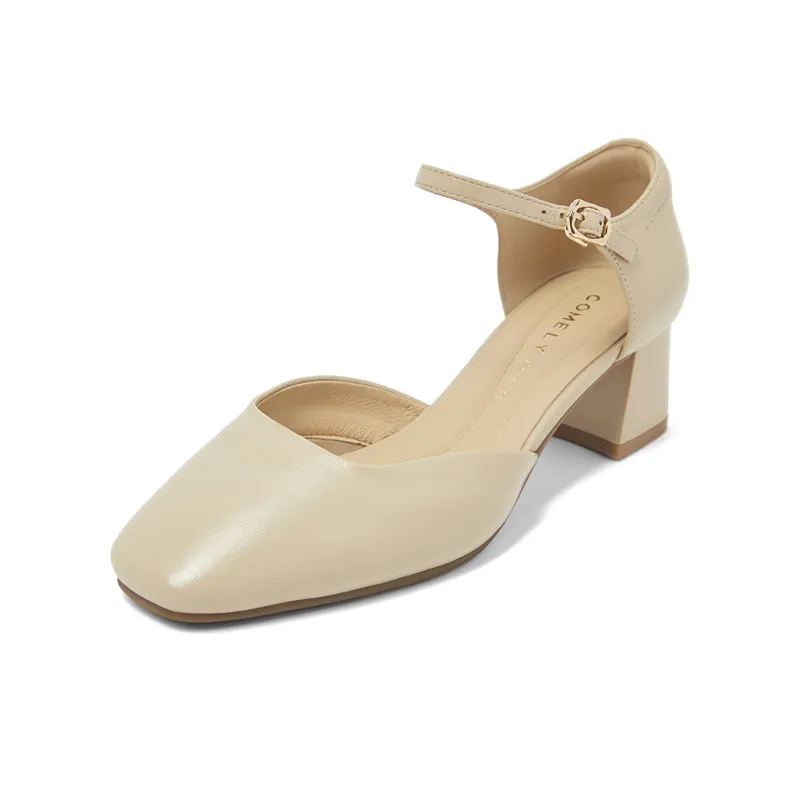 COMELY Chunky Heel High Heels Women's-6