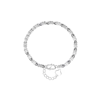 PUENTE 999 Fine Silver Layering Chain Women's