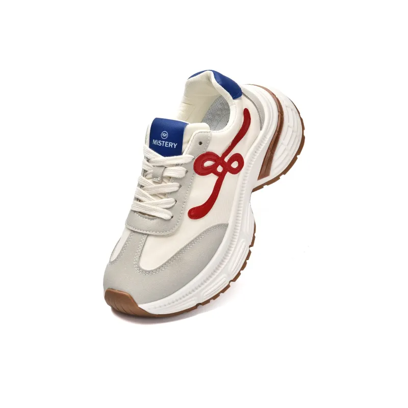 MISTERY Lightweight Anti Slip Low Top Chunky Sneakers Women's-8