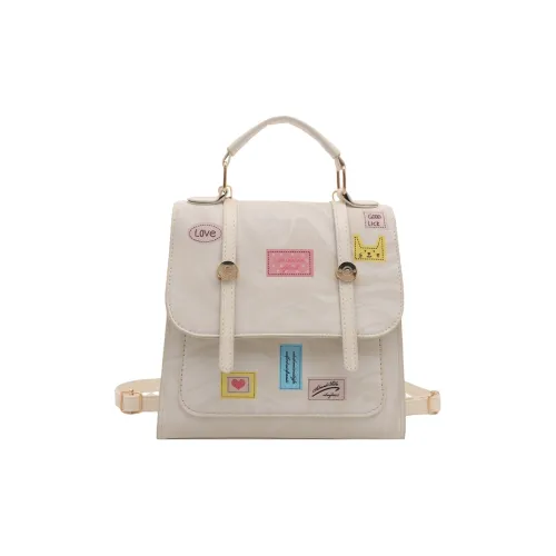 TOUTSEUL YOLO PU Backpack Regular Women's White