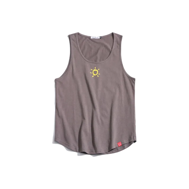 MIIRACER 100% Cotton Versatile Trendy Fitness Running Tank Top Unisex-4