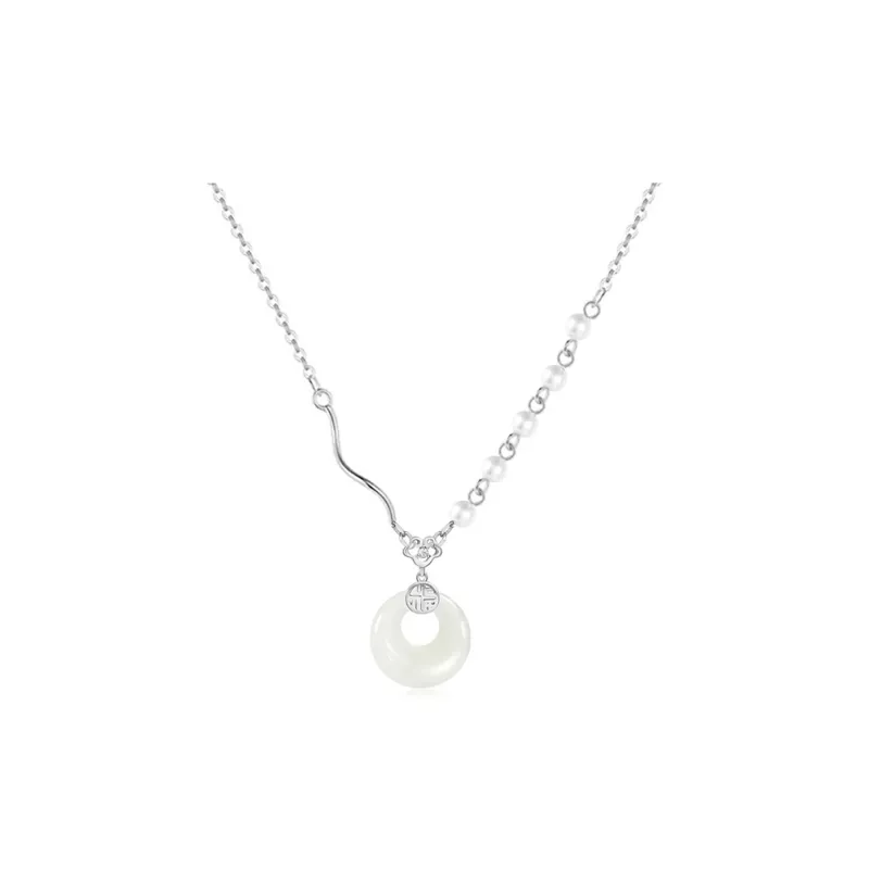 Ancient Jewelry Chalcedony Necklaces Women's-0