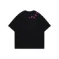 Black Rusty Red Embroidery