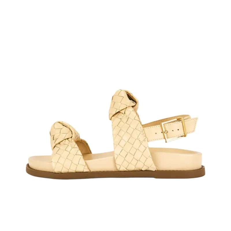 Schutz One Strap Sandals Women's Yellow-0