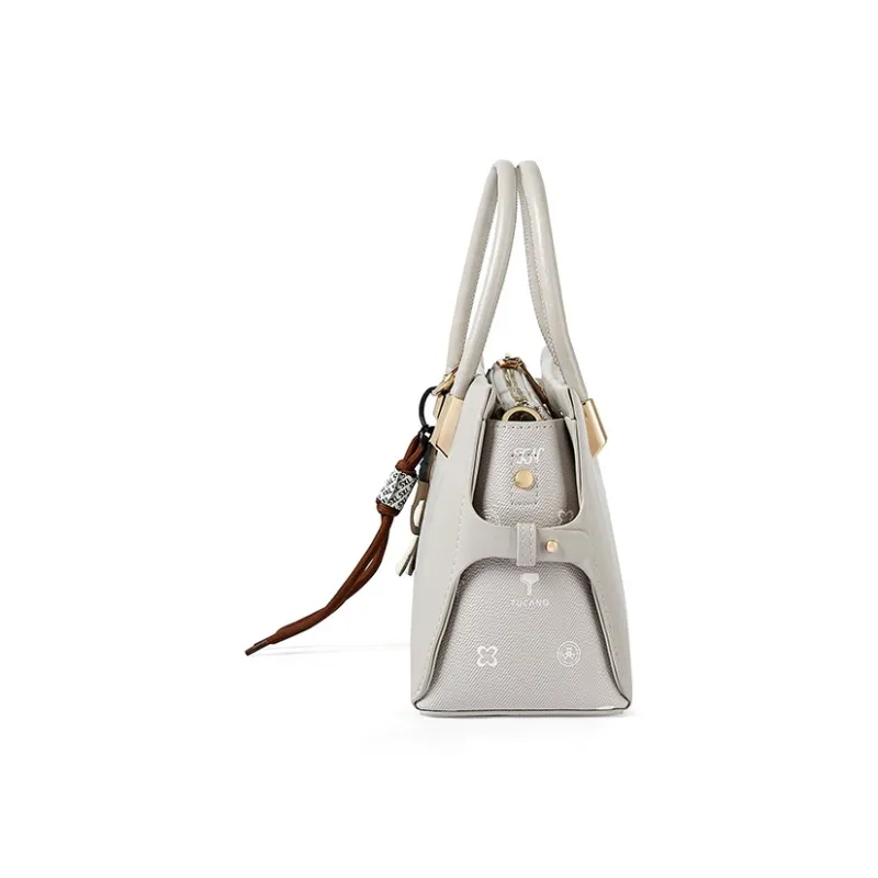 TUCANO PU Shoulder Bag, Crossbody Bag, Handbag Regular Women's Phantom Gray-2