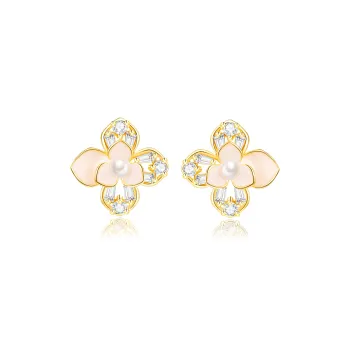 Barbie Copper Alloy Stud Earrings Women's