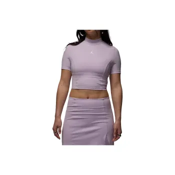 Nike Women's Short Sleeve Knit Crop Top