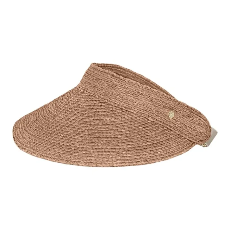 HELEN KAMINSKI Raffia Sun Protection Hats Unisex Beige-2
