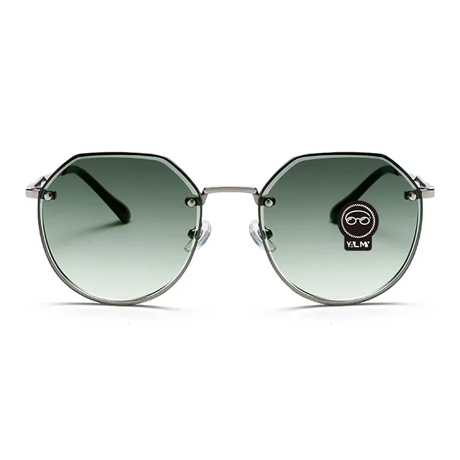 YALMY Metal Irregular Shape Sunglasses Women's-11