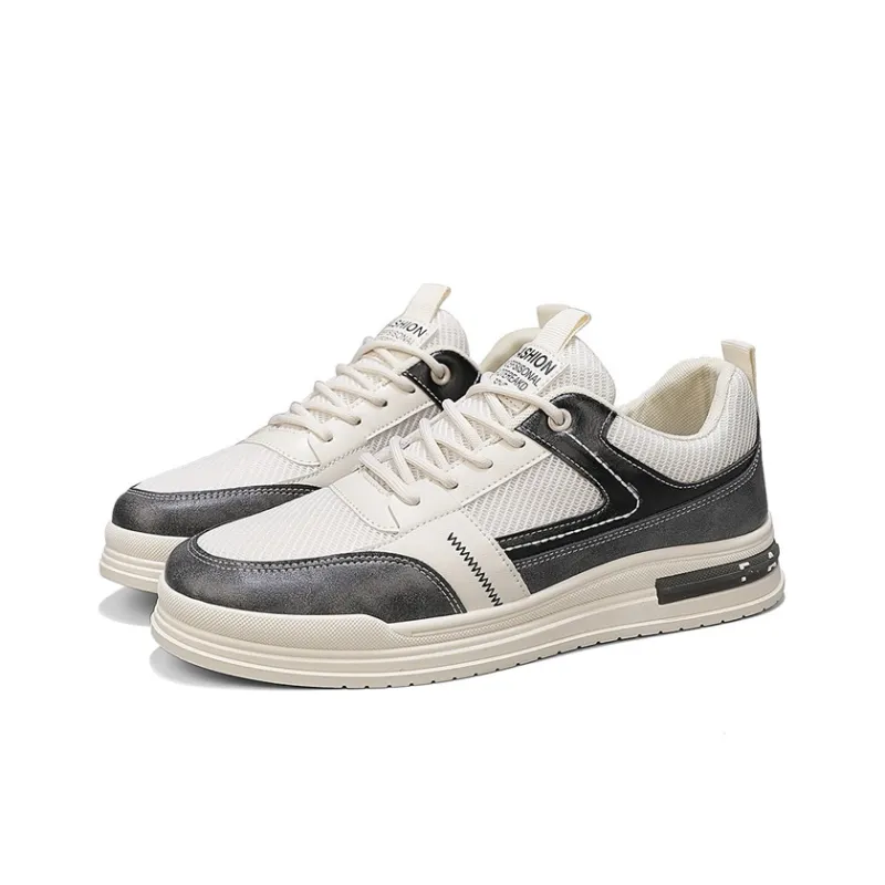 LONGDUIZHANG Slip Resistant Cushioning Abrasion Resistant Lightweight Low Top Skateboard Shoes Men's-7