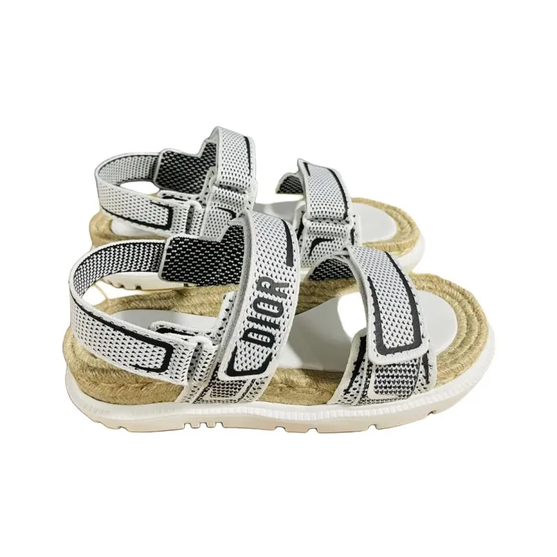DIOR DiorAct Beach Sandals Women's White-2