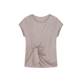 IHIMI T Shirts Women's Dusty Pink