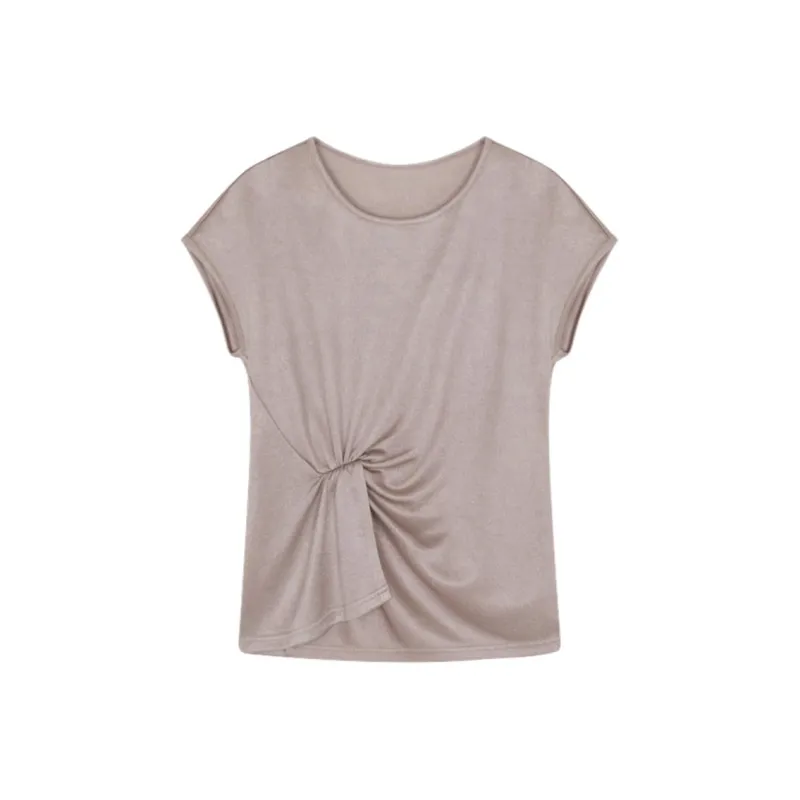 IHIMI T Shirts Women's Dusty Pink-0