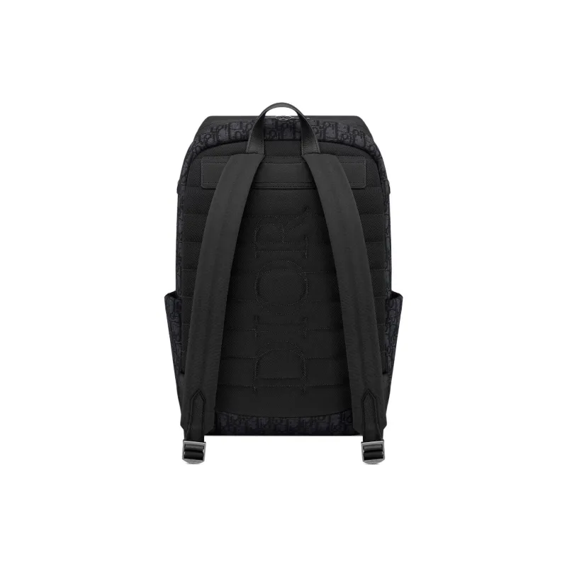 DIOR Cotton Backpack Men's Black-2