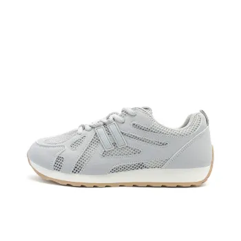 DEERWAY Anti Slip And Wear Resistant Height Increasing Low Top Casual Shoes Women's Gray