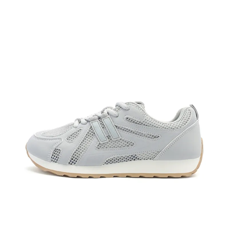 DEERWAY Anti Slip And Wear Resistant Height Increasing Low Top Casual Shoes Women's Gray-0