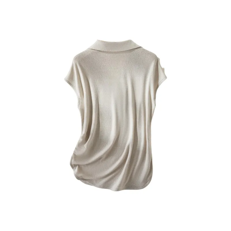 IHIMI T Shirts Women's Greige-2