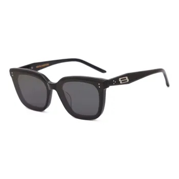 GENTLE MONSTER Acetate Irregular Shape Sunglasses Women's Black