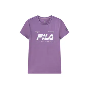 FILA Running Regular T Shirt Women's Crimson Lotus Purple