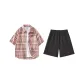 Clothing Sets (Cherry Blossom Pink+Black Pants)