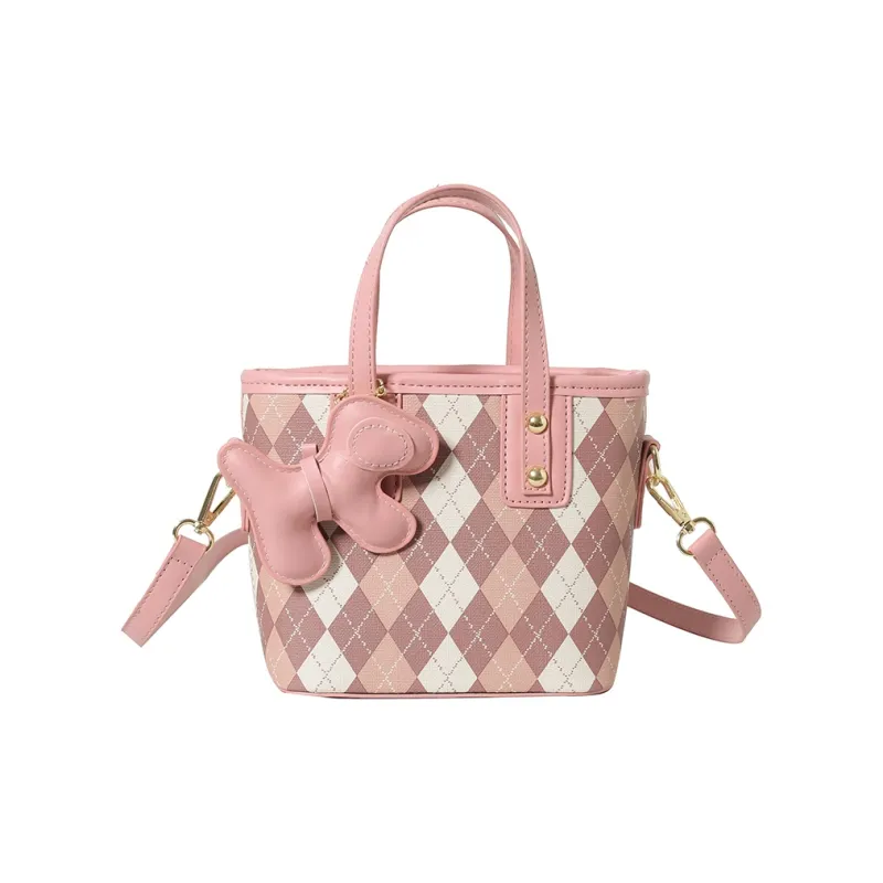 TOUTSEUL YOLO PU One Shoulder Handbag Women's White/Pink/Brown/Black-6