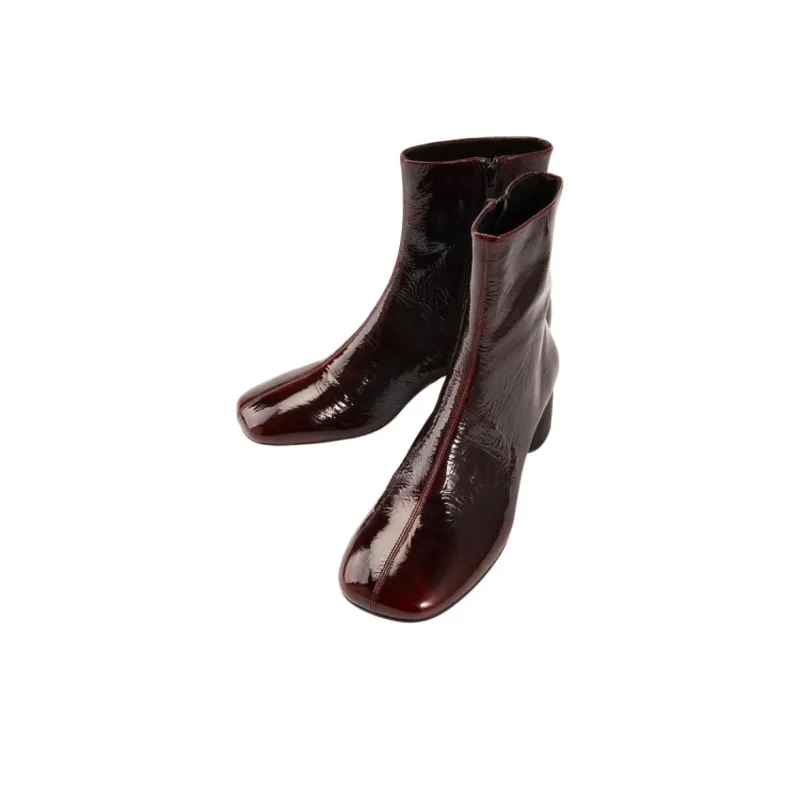 VAGABOND SHOEMAKERS Livia Ankle Boots 5cm Women's Dark Red-2
