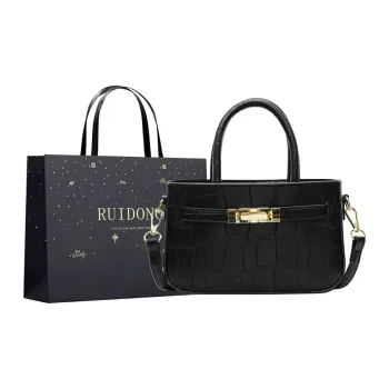 Smart PU Shoulder Bag, Crossbody Bag, Handbag Women's Black/Ecru/Pink/Coffee
