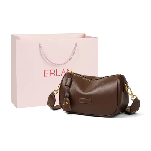 EBLAN Synthetic Leather Shoulder Bag, Crossbody Bag, Pillow Bag Regular Women's Coffee