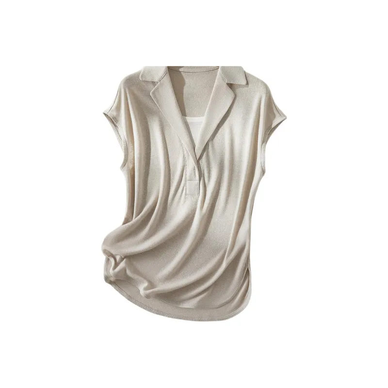 IHIMI T Shirts Women's Greige-1