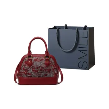 Rainbow Girl PU Shoulder Bag, Crossbody Bag, Handbag Women's Red