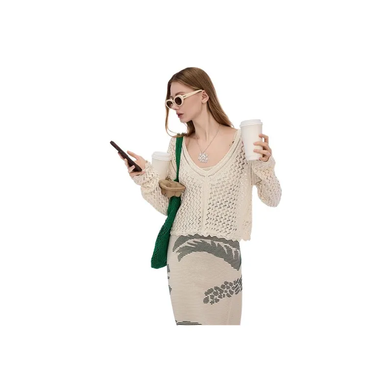 Desigual Knitwear Women's Ecru-2