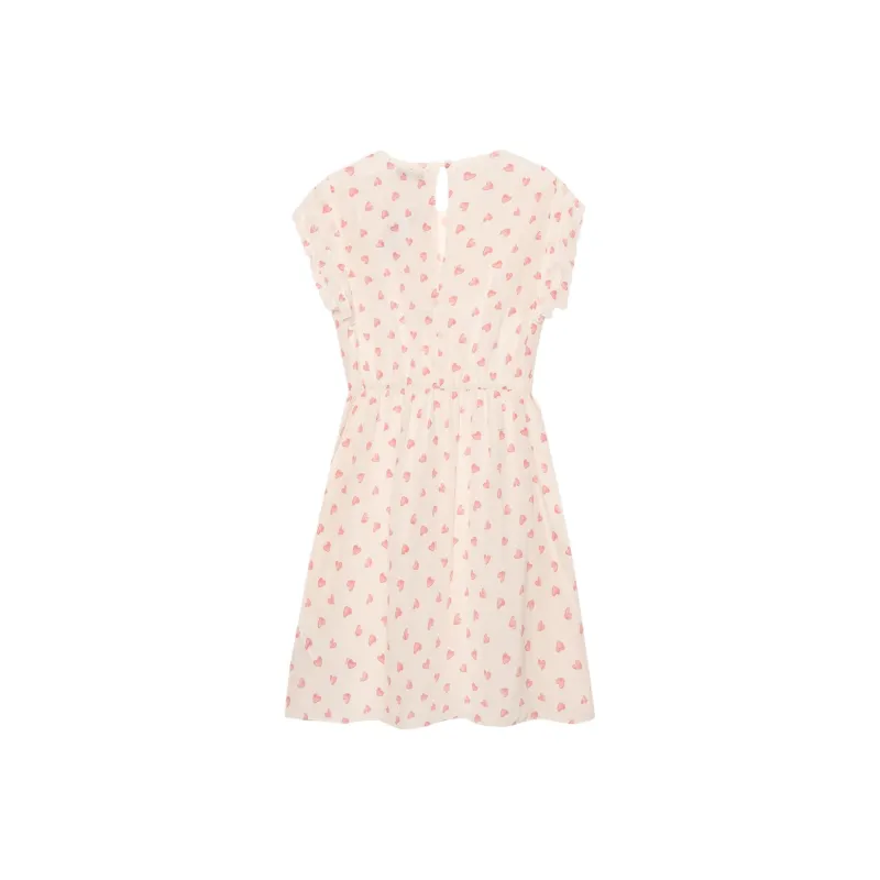 COACH Short Sleeved Dress Women's Pink-1