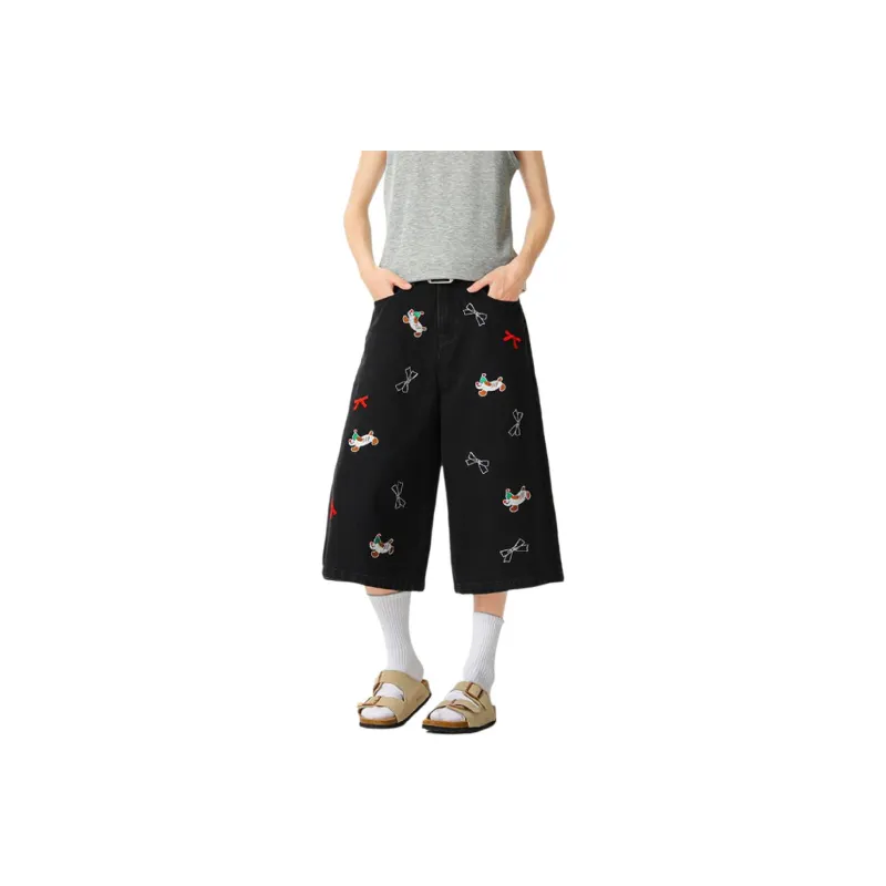 PANDA ADEVIL Denim Shorts Unisex-5