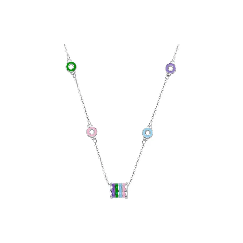 Heart Grass S925 Silver Necklaces Women's-0