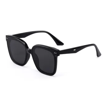 Wood Premium TR/Memory Plastic Square Sunglasses Unisex
