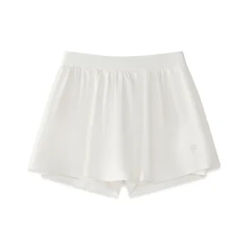 FILA FUSION Casual Short Skirts Women's Milk Mist White WT